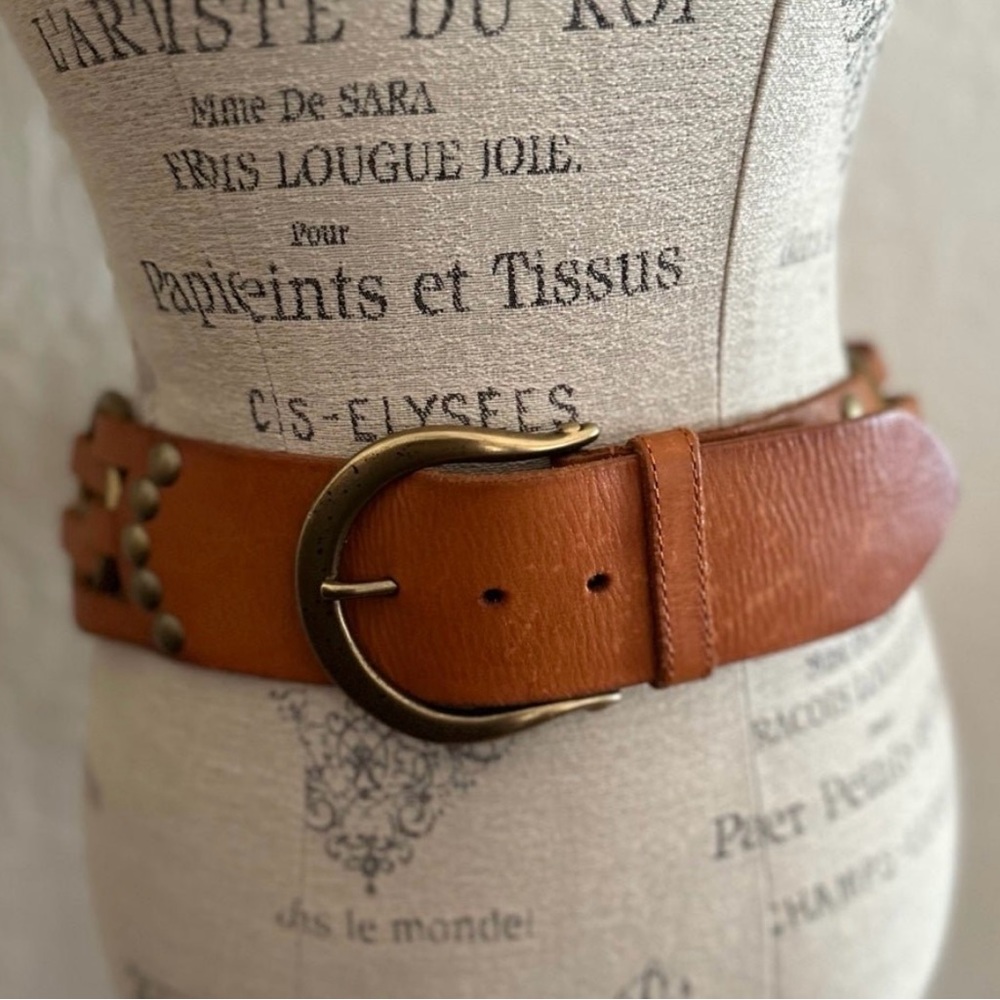 Linea Pelle Leather Belt early 2000s